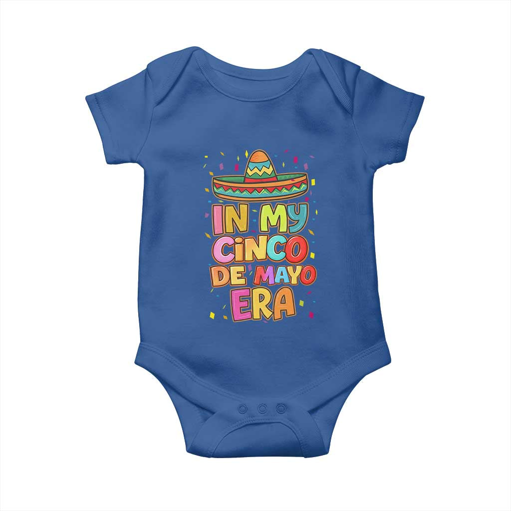 Funny Mexican Fiesta Party Baby Onesie In My Cinco De Mayo Era