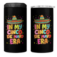 Funny Mexican Fiesta Party 4 in 1 Can Cooler Tumbler In My Cinco De Mayo Era
