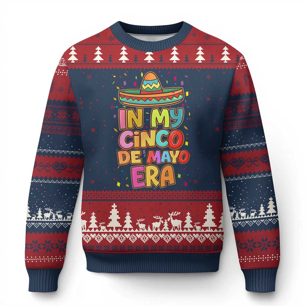 Funny Mexican Fiesta Party Ugly Christmas Sweater In My Cinco De Mayo Era