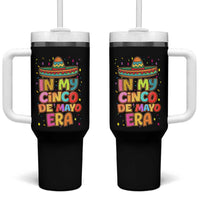 Funny Mexican Fiesta Party Tumbler With Handle In My Cinco De Mayo Era