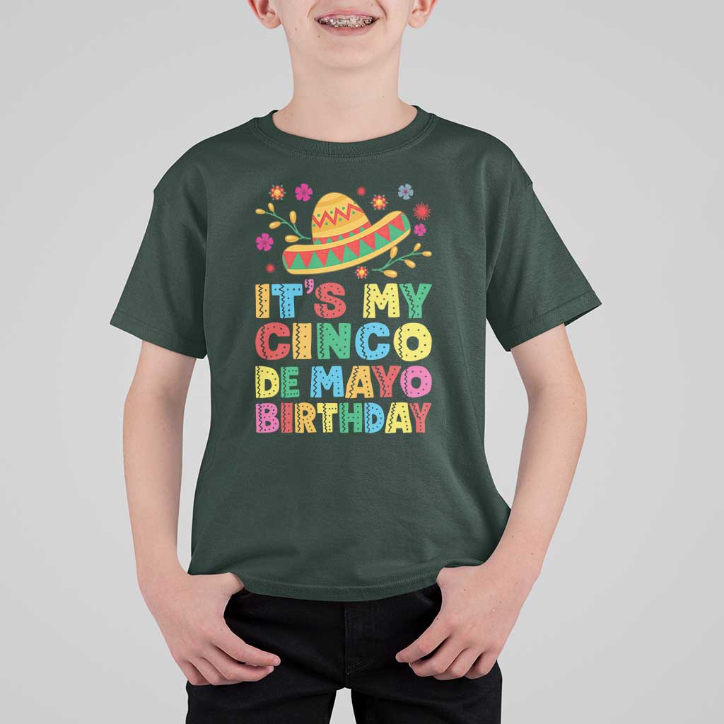 It Is My Cinco De Mayo Birthday Fiesta T Shirt For Kid Funny Mexican Party