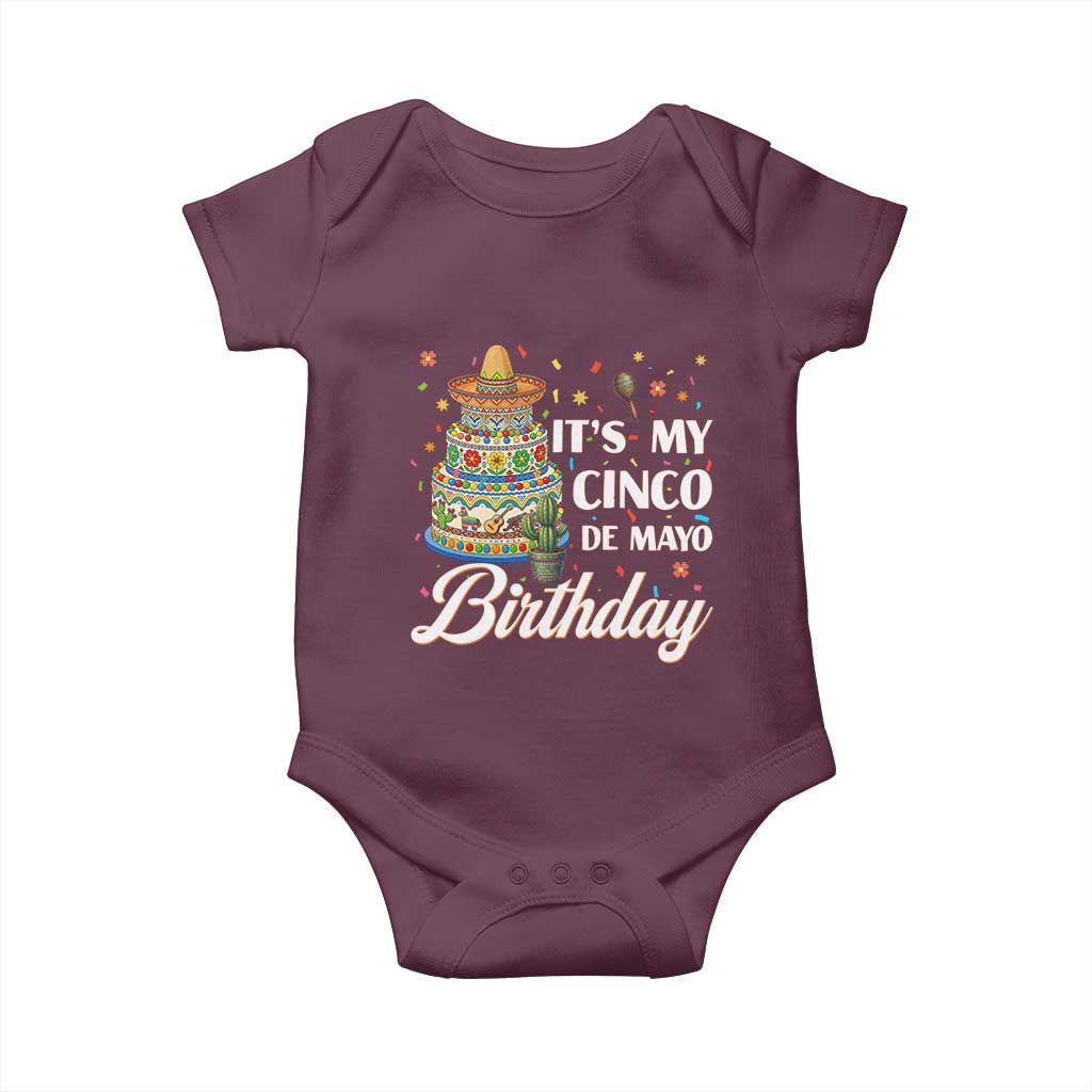Funny Cinco De Mayo Birthday Baby Onesie Mexican Fiesta Theme Party