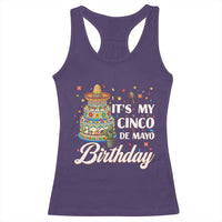 Funny Cinco De Mayo Birthday Racerback Tank Top Mexican Fiesta Theme Party