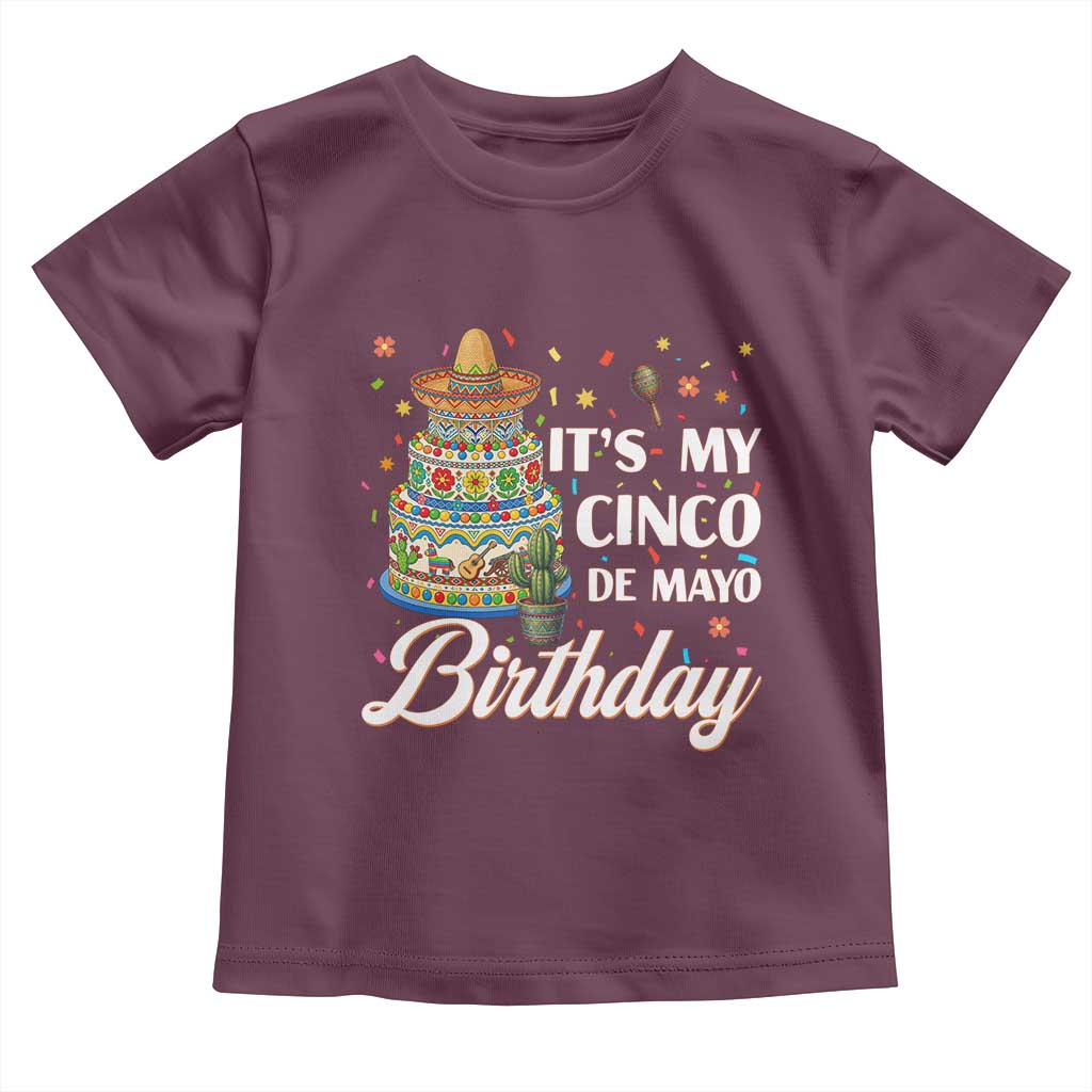 Funny Cinco De Mayo Birthday Toddler T Shirt Mexican Fiesta Theme Party