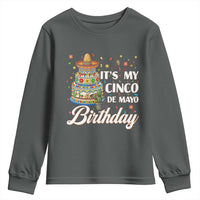 Funny Cinco De Mayo Birthday Youth Sweatshirt Mexican Fiesta Theme Party