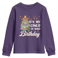 Funny Cinco De Mayo Birthday Youth Sweatshirt Mexican Fiesta Theme Party