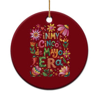 Trendy Floral Fiesta Celebration Ceramic Ornament In My Cinco De Mayo Era