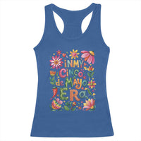 Trendy Floral Fiesta Celebration Racerback Tank Top In My Cinco De Mayo Era