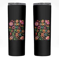 Trendy Floral Fiesta Celebration Skinny Tumbler In My Cinco De Mayo Era