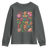 Trendy Floral Fiesta Celebration Youth Sweatshirt In My Cinco De Mayo Era