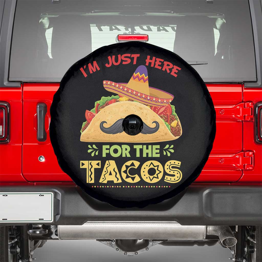 Funny Cinco De Mayo Taco Spare Tire Cover Just Here For The Tacos
