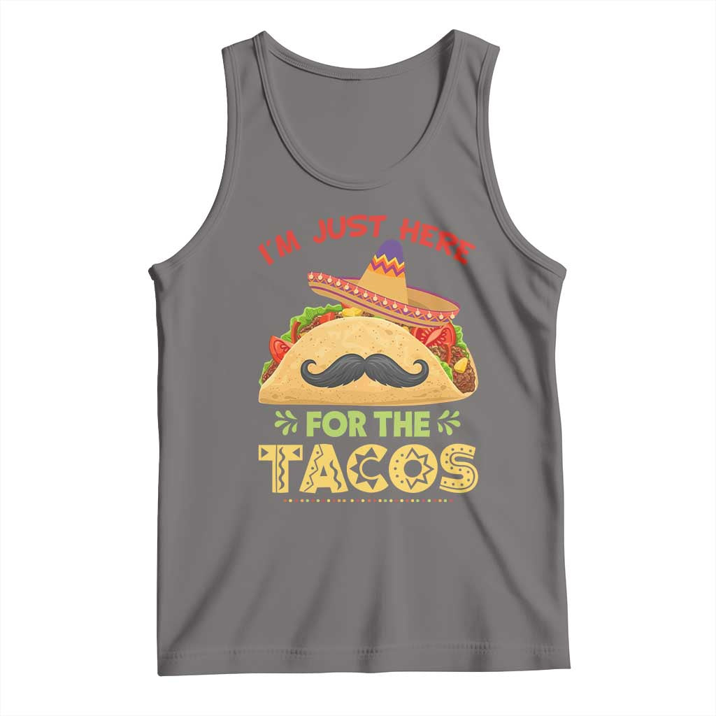 Funny Cinco De Mayo Taco Tank Top Just Here For The Tacos
