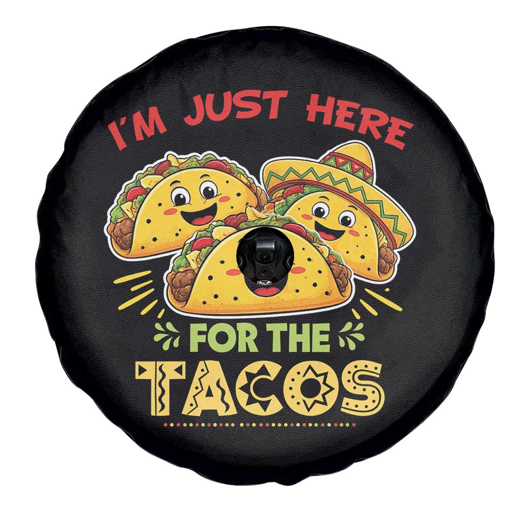 Funny Cinco De Mayo Just Here For The Tacos Spare Tire Cover Taco Lover Gift