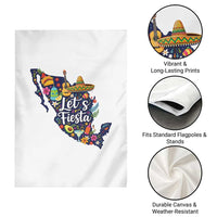 Cinco De Mayo Party Mexican Map Garden Flag Lets Fiesta