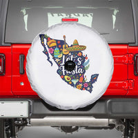 Cinco De Mayo Party Mexican Map Spare Tire Cover Lets Fiesta
