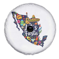 Cinco De Mayo Party Mexican Map Spare Tire Cover Lets Fiesta