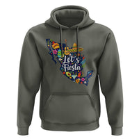Cinco De Mayo Party Mexican Map Hoodie Lets Fiesta