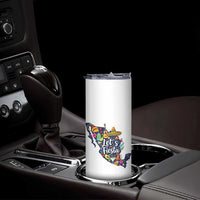 Cinco De Mayo Party Mexican Map Skinny Tumbler Lets Fiesta