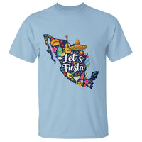 Cinco De Mayo Party Mexican Map T Shirt Lets Fiesta