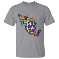 Cinco De Mayo Party Mexican Map T Shirt Lets Fiesta
