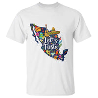 Cinco De Mayo Party Mexican Map T Shirt Lets Fiesta