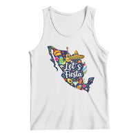 Cinco De Mayo Party Mexican Map Tank Top Lets Fiesta