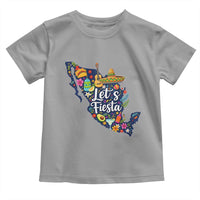 Cinco De Mayo Party Mexican Map Toddler T Shirt Lets Fiesta