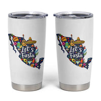 Cinco De Mayo Party Mexican Map Tumbler Cup Lets Fiesta