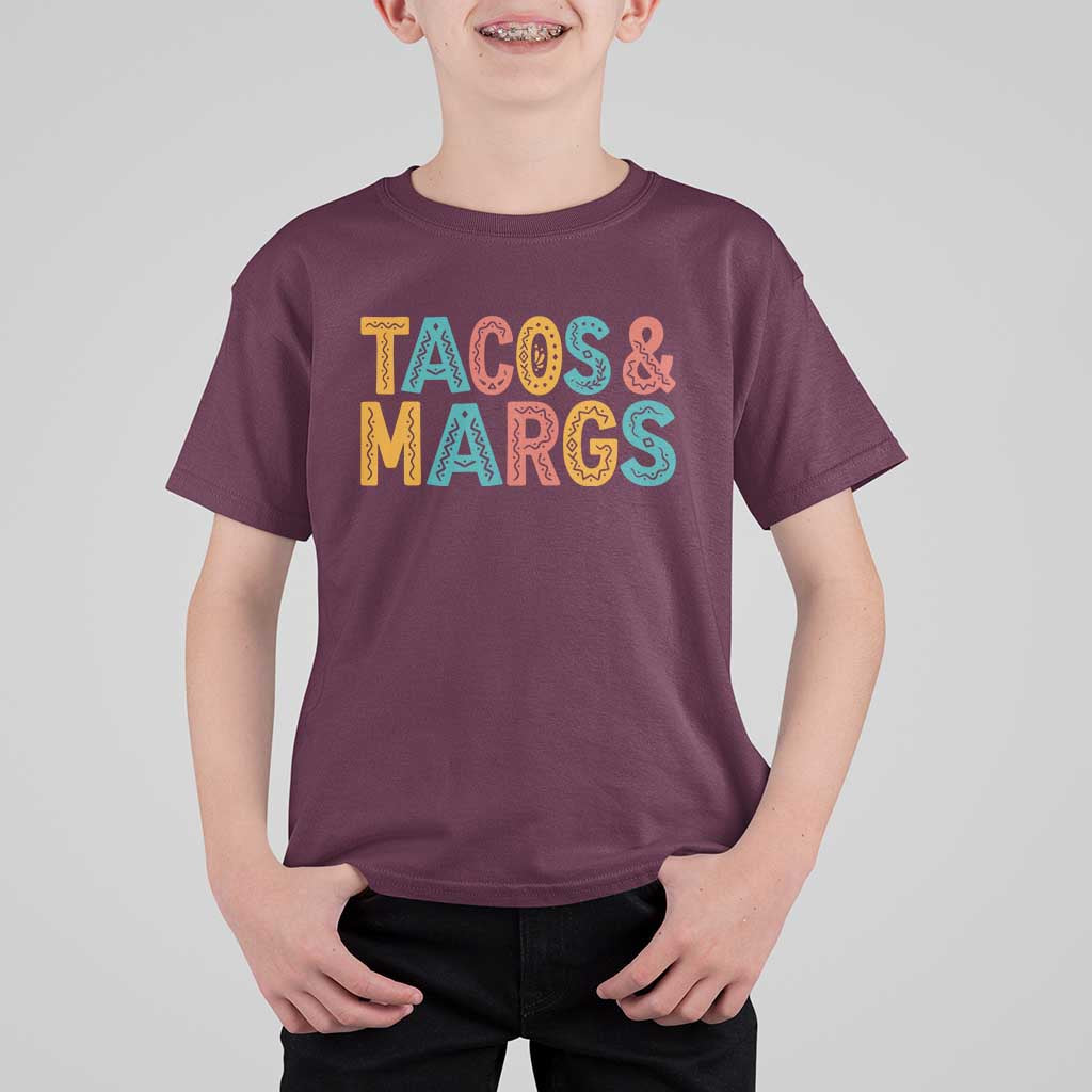 Tacos And Margaritas Lover T Shirt For Kid Cinco De Mayo Fiesta