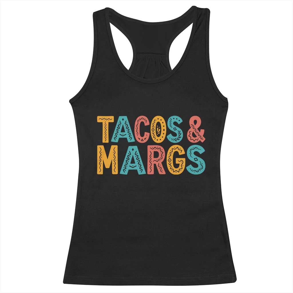 Tacos And Margaritas Lover Racerback Tank Top Cinco De Mayo Fiesta