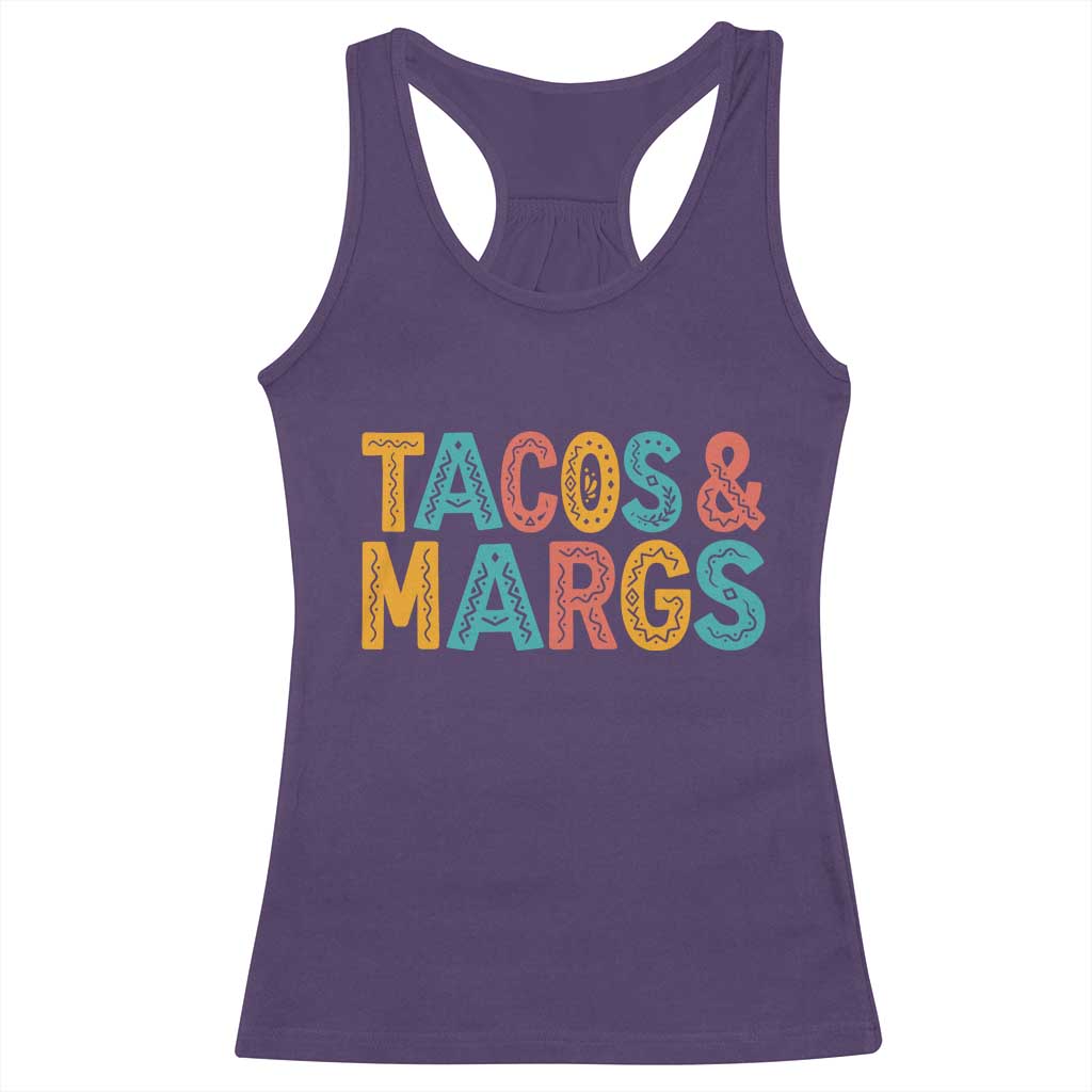 Tacos And Margaritas Lover Racerback Tank Top Cinco De Mayo Fiesta