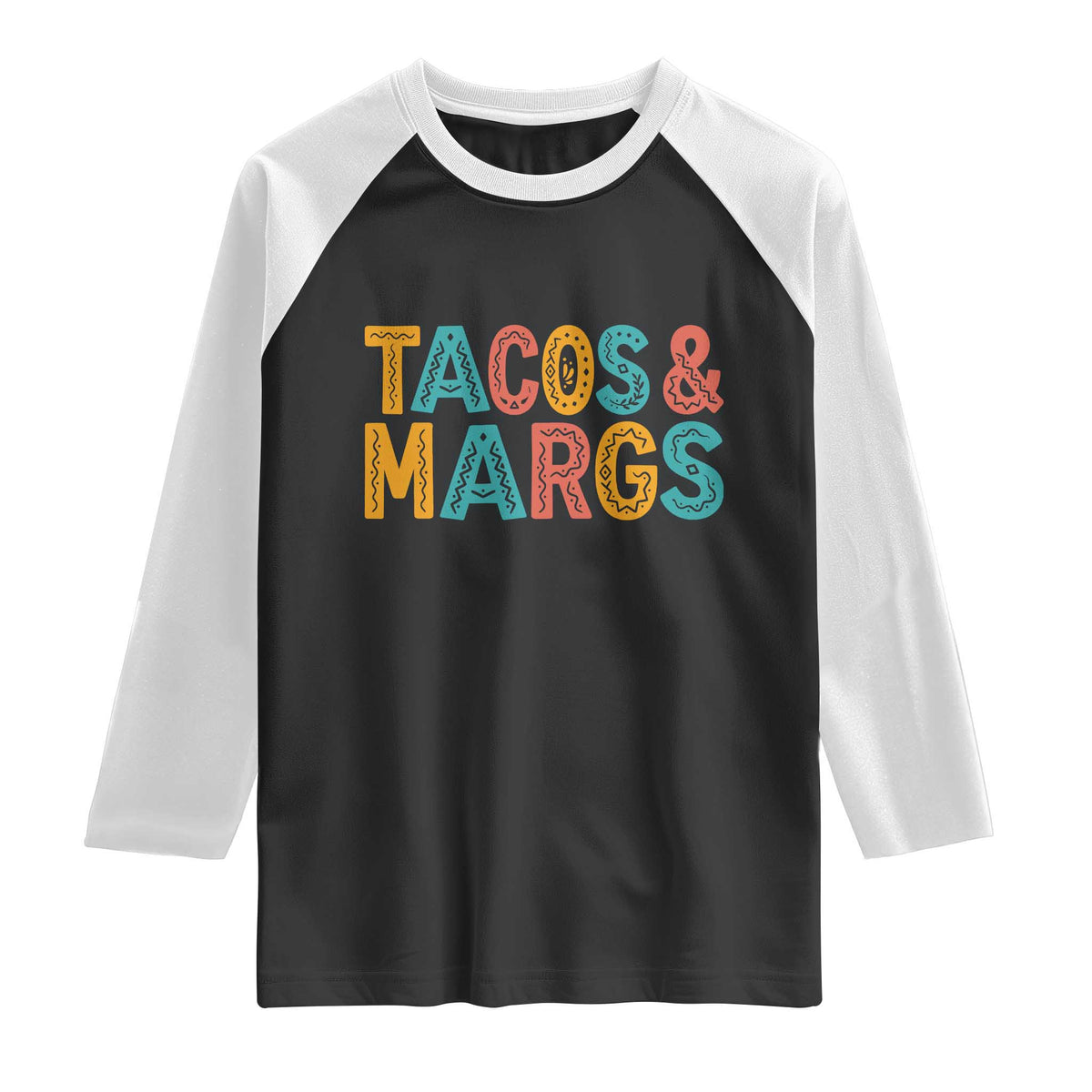 Tacos And Margaritas Lover Raglan Shirt Cinco De Mayo Fiesta