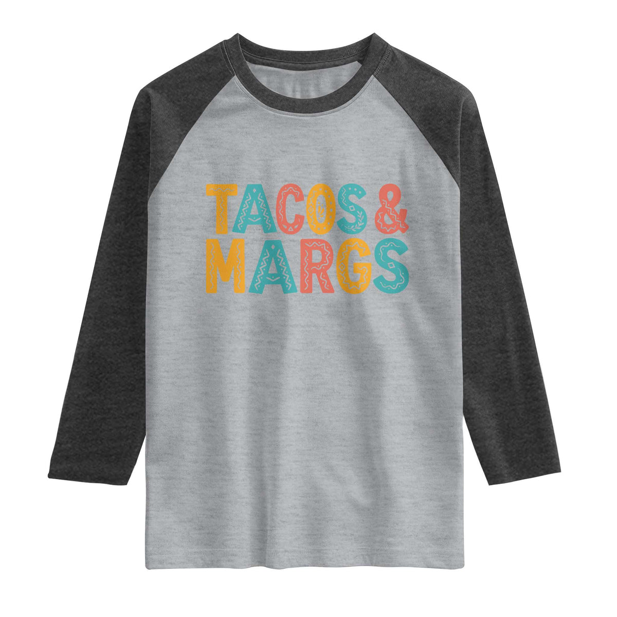 Tacos And Margaritas Lover Raglan Shirt Cinco De Mayo Fiesta