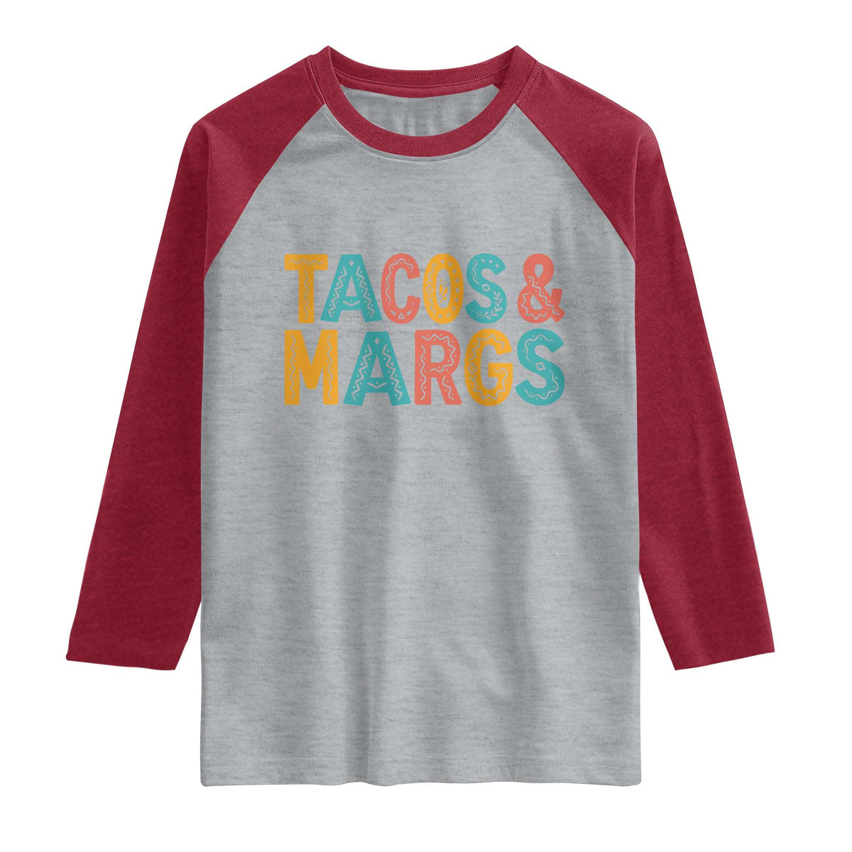 Tacos And Margaritas Lover Raglan Shirt Cinco De Mayo Fiesta