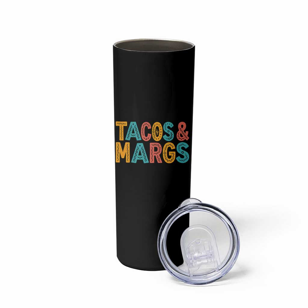 Tacos And Margaritas Lover Skinny Tumbler Cinco De Mayo Fiesta