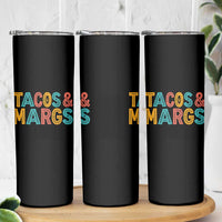 Tacos And Margaritas Lover Skinny Tumbler Cinco De Mayo Fiesta
