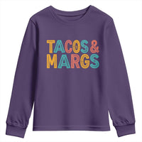 Tacos And Margaritas Lover Youth Sweatshirt Cinco De Mayo Fiesta