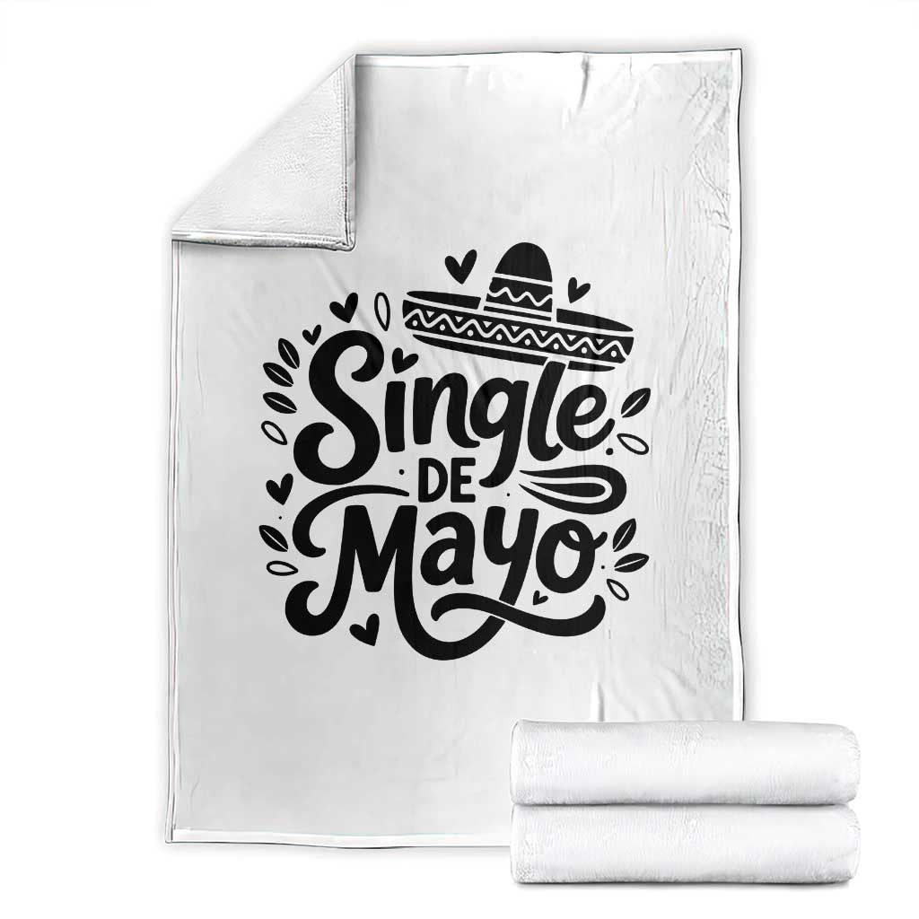 Funny Mexican Party Gift Throw Blanket Single De Mayo Squad