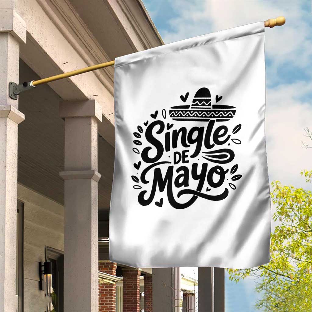Funny Mexican Party Gift Garden Flag Single De Mayo Squad