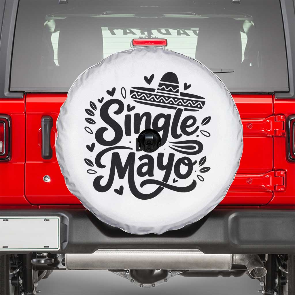 Funny Mexican Party Gift Spare Tire Cover Single De Mayo Squad