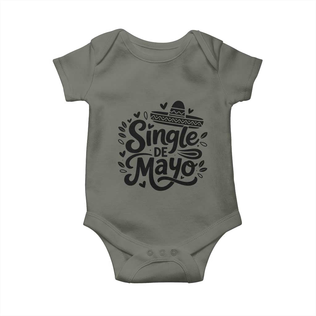 Funny Mexican Party Gift Baby Onesie Single De Mayo Squad