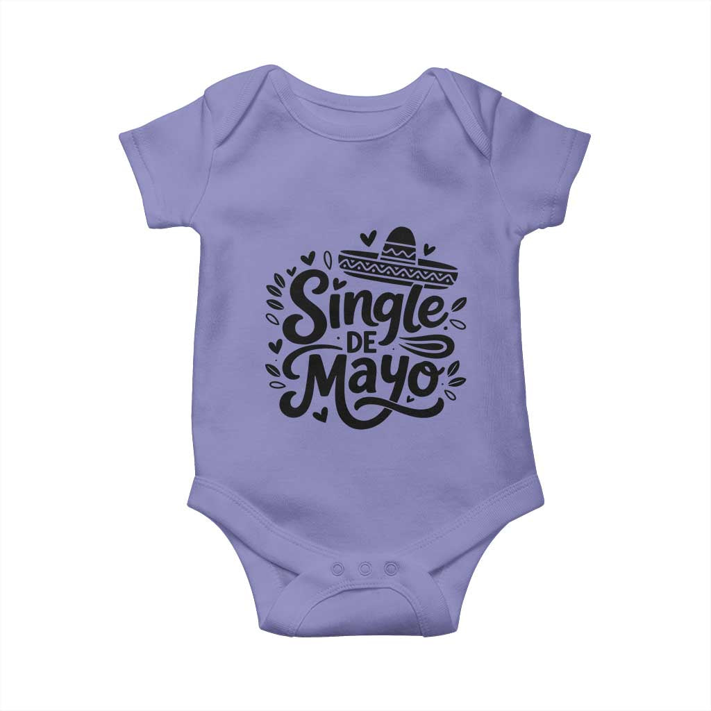 Funny Mexican Party Gift Baby Onesie Single De Mayo Squad