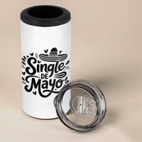 Funny Mexican Party Gift 4 in 1 Can Cooler Tumbler Single De Mayo Squad