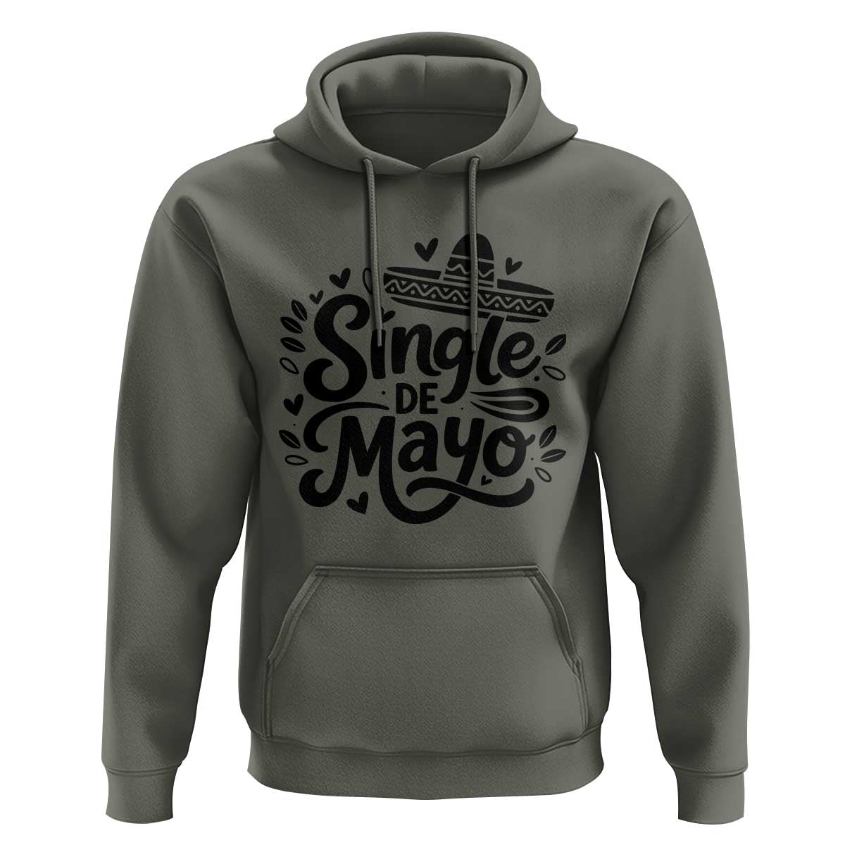 Funny Mexican Party Gift Hoodie Single De Mayo Squad