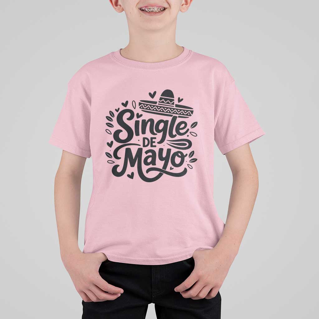 Funny Mexican Party Gift T Shirt For Kid Single De Mayo Squad