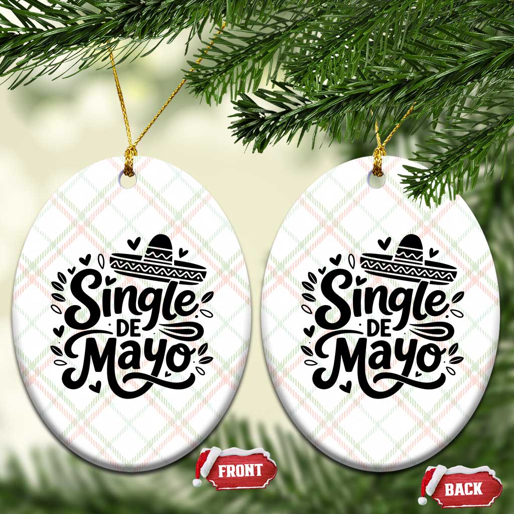 Funny Mexican Party Gift Ceramic Ornament Single De Mayo Squad