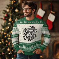 Funny Mexican Party Gift Ugly Christmas Sweater Single De Mayo Squad