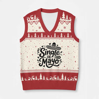 Funny Mexican Party Gift V-Neck Knit Sweater Vest Single De Mayo Squad