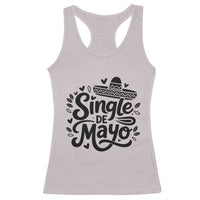 Funny Mexican Party Gift Racerback Tank Top Single De Mayo Squad