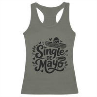 Funny Mexican Party Gift Racerback Tank Top Single De Mayo Squad